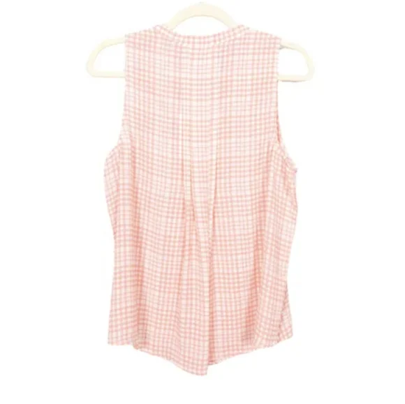 41 HAWTHORN Breyson Pleat Detail Split Neck Blouse NWT - Picture 2 of 6